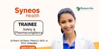 Pharma Jobs for Freshers at Syneos Health Apply Now for the Safety & Pharmacovigilance - Trainee Role