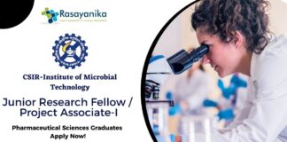 Pharmaceutical Sciences Jobs At CSIR | Apply Now For The Junior Research Fellow / Project Associate-I Role
