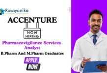Pharmacovigilance Jobs at Accenture | B.Pharm And M.Pharm Graduates Apply Now