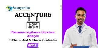 Pharmacovigilance Jobs at Accenture | B.Pharm And M.Pharm Graduates Apply Now