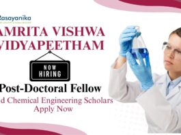 Post-Doctoral Fellow Vacancy | Phd Chemical Engineering Scholars Apply Now