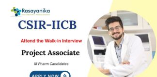 Project Associate Jobs at IICB | M Pharm Candidates Apply Now