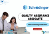 Quality Assurance Jobs at Schrodinger - MSc Chemistry Graduates Apply Online