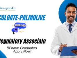 Regulatory Associate Jobs at Colgate-Palmolive | BPharm Graduates Apply Now
