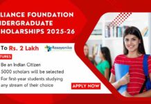 Reliance Foundation Undergraduate Scholarships 2025-26 - Apply Online