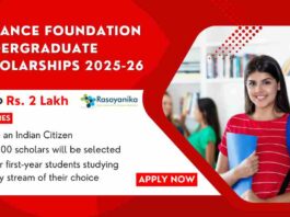 Reliance Foundation Undergraduate Scholarships 2025-26 - Apply Online