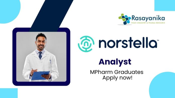 Remote MPharm Jobs at Norstella | Apply Now For The Analyst Role