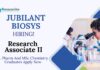 Research Associate Jobs at Jubilant Biosys | M. Pharm And MSc Chemistry Graduates Apply Now