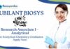 Research Associate Jobs at Jubilant Biosys |  MSc Analytical Chemistry Graduates Apply Now