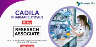 Research Associate Position at Cadila Pharmaceuticals MSc Graduates Apply Online