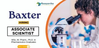 Research Jobs at Baxter MScMPharm Graduates Apply Now for the Associate Scientist Role