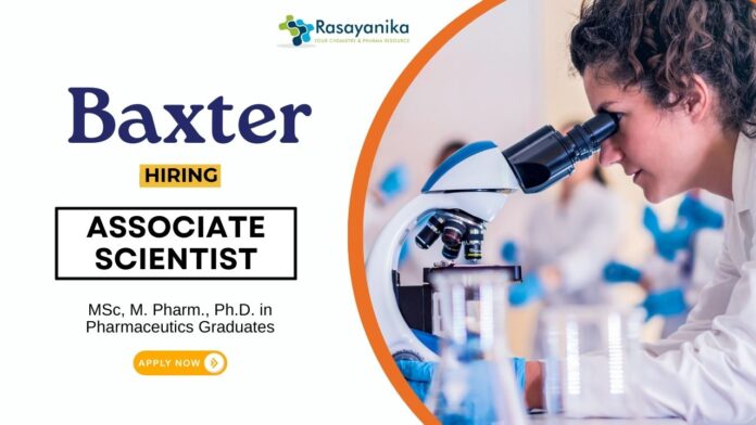 Research Jobs at Baxter MScMPharm Graduates Apply Now for the Associate Scientist Role