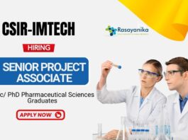 Research Jobs at CSIR-IMTECH MSc Graduates Apply Now for the Project Associate Position 