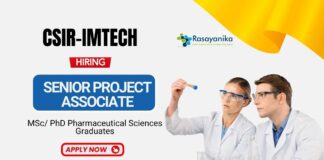 Research Jobs at CSIR-IMTECH MSc Graduates Apply Now for the Project Associate Position 