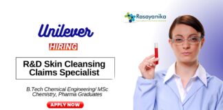 Research and Development Jobs at Unilever Chemical Engineering Graduates Apply Now