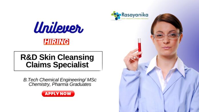 Research and Development Jobs at Unilever Chemical Engineering Graduates Apply Now
