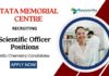 Scientist Jobs at Tata Memorial Centre | MSc Chemistry Candidates Apply Now