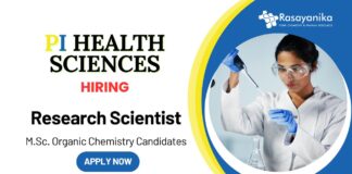 Scientist Position Jobs at PI Health MSc Organic Chemistry Apply Now