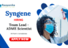 Scientist Position Vacancies at Syngene | M Pharm Candidates Apply Now