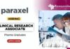 WFH Clinical Research Associate Job Vacancies at Parexel