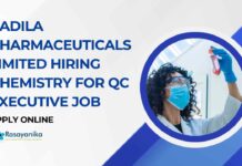 MSc Chemistry Job Vacancies