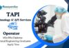 Latest Jobs at TAPI | Chemical Engineering Jobs | MSc/BSc Candidates Apply Now for the Operator Role