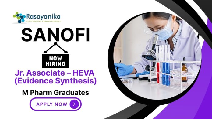 Job Vacancies at Sanofi | MPharm Graduates Apply Now for Junior Associate Role