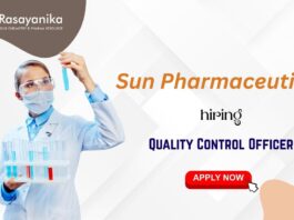 Chemistry & Pharma Jobs in QC at Sun Pharma, Apply Now!