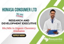 R&D Executive Role at Honasa Consumer Ltd | Chemistry Graduates can Apply 