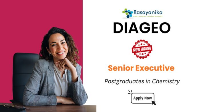 Senior Executive Job Vacancy in Kolkata | Postgraduates in Chemistry Apply Now