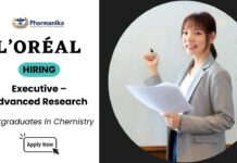Chemistry Vacancies at L’Oréal | Apply For Executive Role