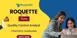 QC Analyst Job at Roquette | Chemistry Graduates Apply