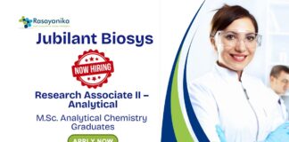 Analytical Chemistry Job at Jubilant | Apply Now For The Research Associate Role