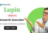 Analytical Chemistry Jobs at Lupin Apply Now for Research Associate Position 