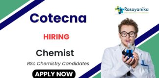 BSc Chemistry Jobs at Cotecna Apply Now for Chemist Role