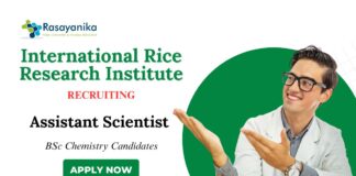 BSc Chemistry Jobs at IRRI | Apply Now for Assistant Scientist Role