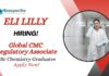 BSc Chemistry Jobs at Lilly | Apply Now For The Global CMC Regulatory Associate Role