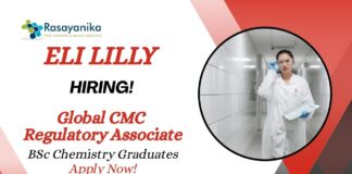 BSc Chemistry Jobs at Lilly | Apply Now For The Global CMC Regulatory Associate Role