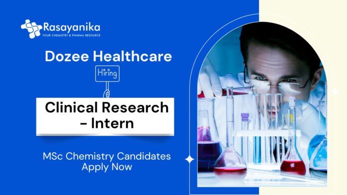 Freshers Clinical Research Jobs at Dozee | Apply Now for the Intern Role