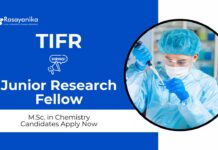 JRF Vacancy at TIFR | MSc Chemistry Candidates Apply Now