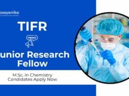 JRF Vacancy at TIFR | MSc Chemistry Candidates Apply Now