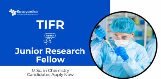 JRF Vacancy at TIFR | MSc Chemistry Candidates Apply Now