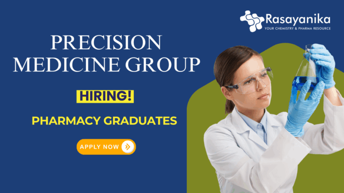 Latest Pharmacy Jobs at Precision Medicine Group| Apply Now