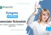 MSc Organic Chemistry Jobs at Syngene | Apply Now for Associate Scientist Role
