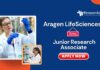 Freshers Jobs at Aragen LifeSciences | Apply Now for the Junior Research Associate Role