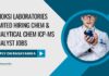 Analytical Chemistry Jobs at Choksi Laboratories Limited