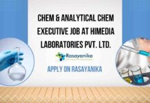Chem & Analytical Chem Jobs