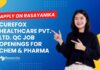 MSc Chemistry & Pharma Job Openings at Curefox