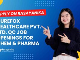 MSc Chemistry & Pharma Job Openings at Curefox