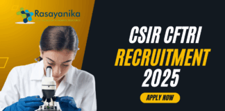 CSIR CFTRI Recruitment 2025 - Latest Food Science Jobs